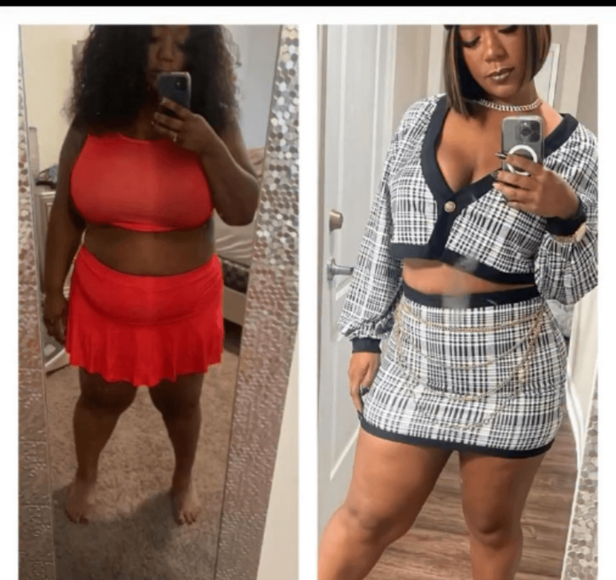 Transformation collage